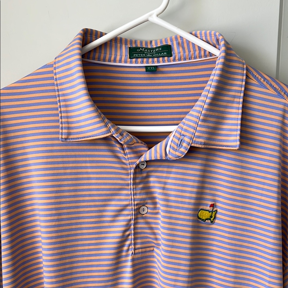 Peter Millar x Master’s Men's Polo Shirt - Performance Fabric XXL